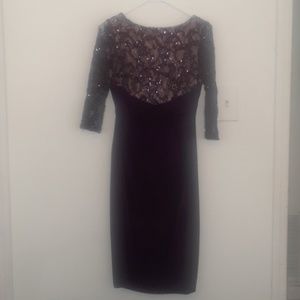 R&M Richards Plum cocktail dress